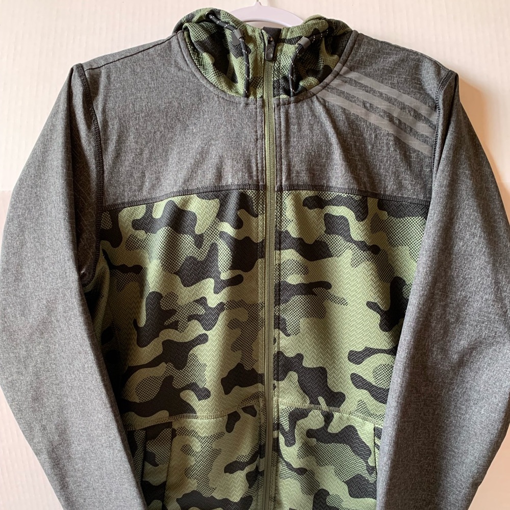 Adidas Training Men's Camo Performance Zip Hoodie